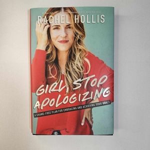 RACHEL HOLLIS Girl Stop Apologizing Book Lifestyle Life Goal Self Care Self Help